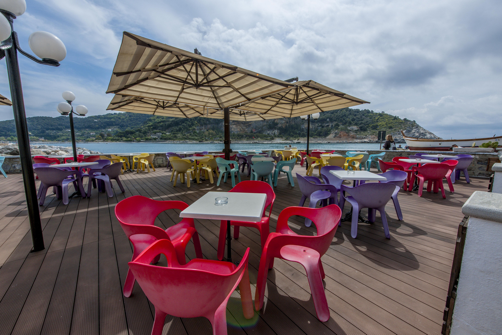 Italie : terrasse en attente