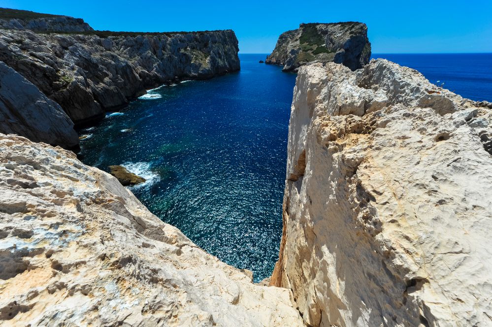 Italien 2014: Sardinien, Cala de la Barca mit Blick auf Isola Piana