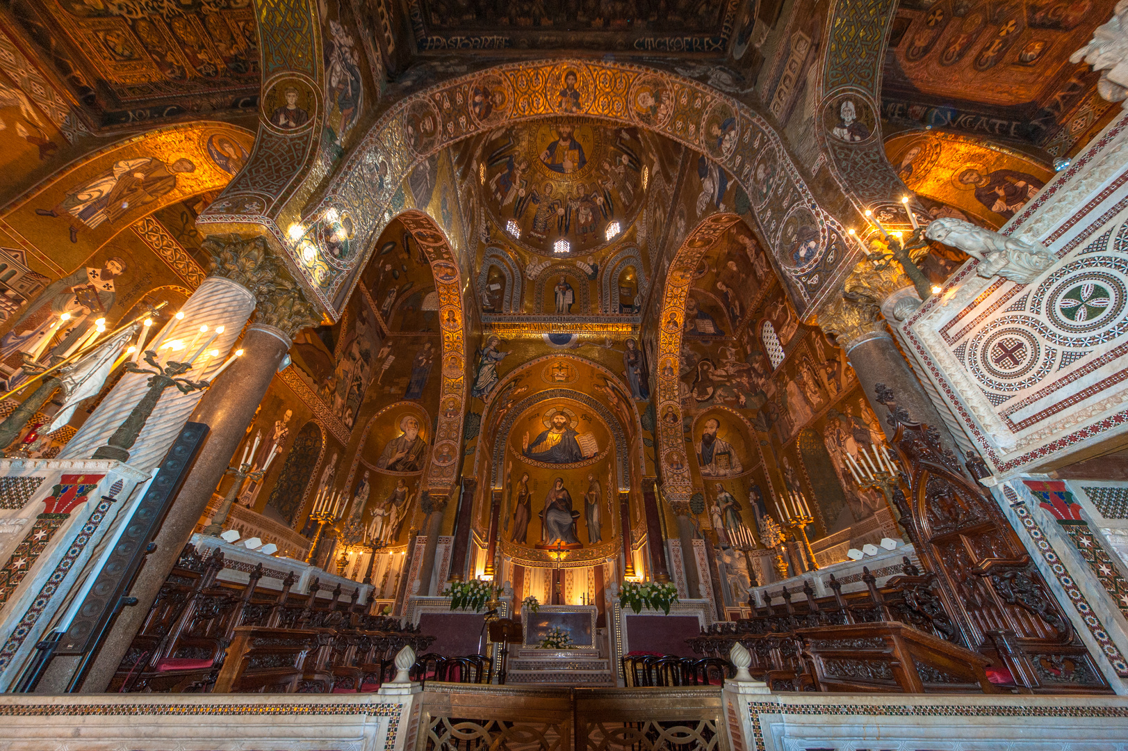 Italien 2015: Sizilien, Cappella Palatina #1