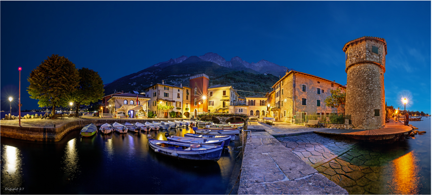 Italien Cassone di Malcesine Hafen 2021-01