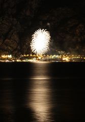 Italien - Feuerwerk am Gardasee