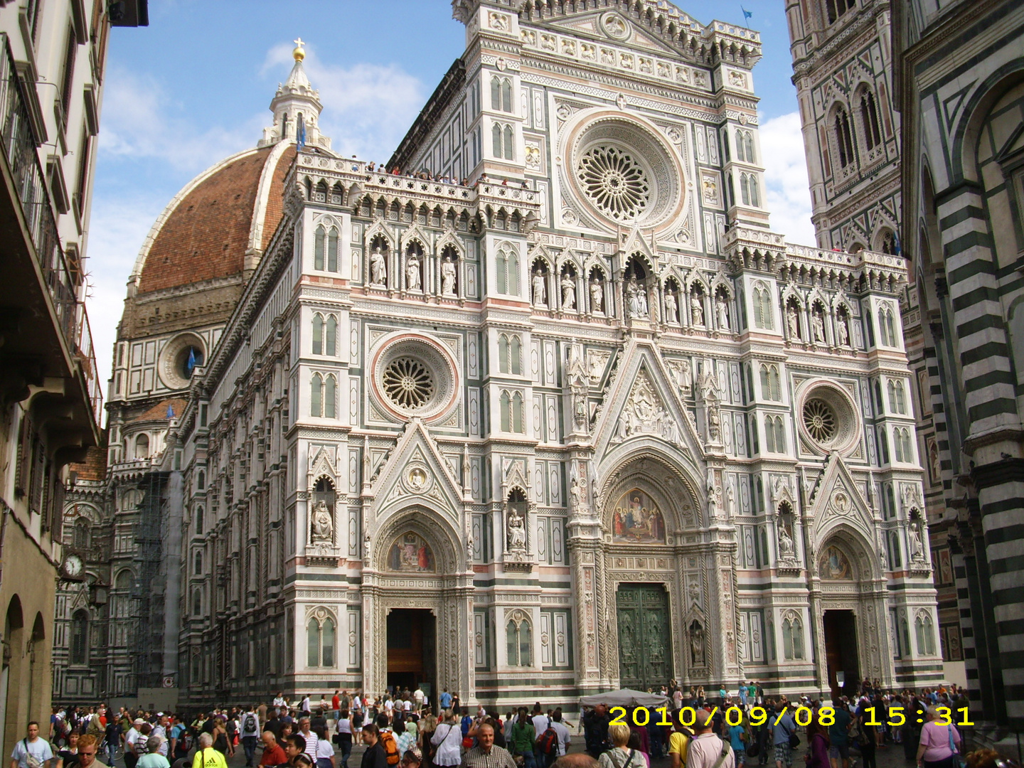 Italien - Florenz - Dom - Touristenandrang