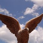 Italien, flying stone eagle