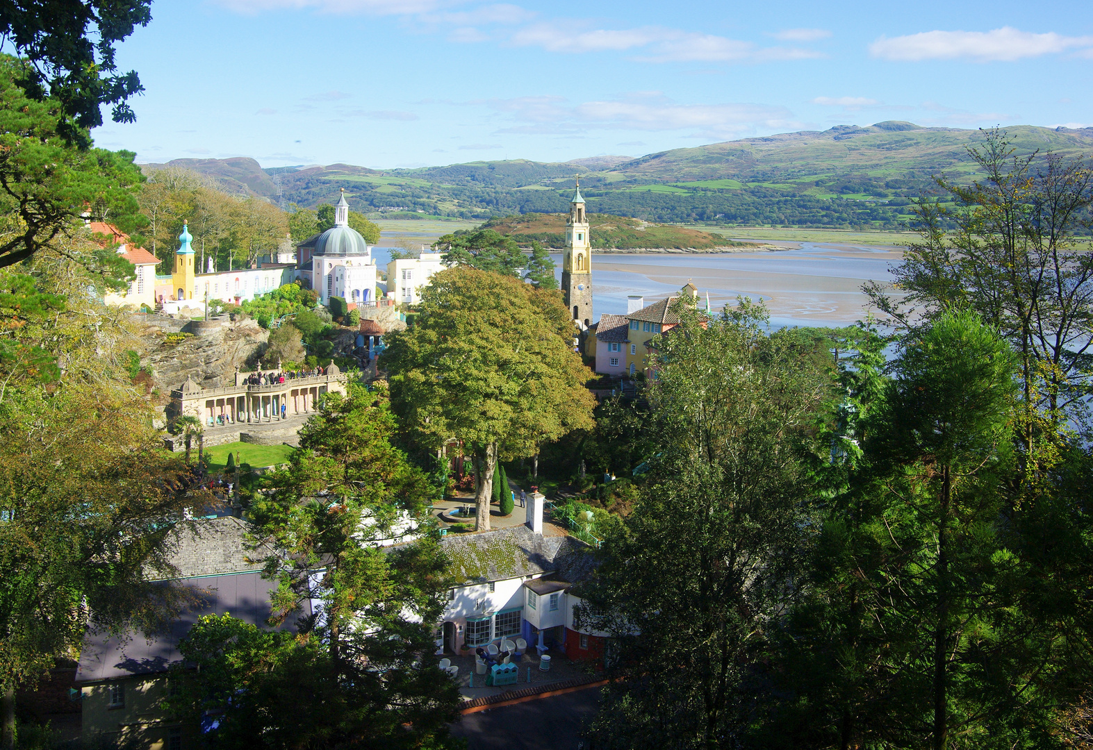 Italien in Wales: Portmeirion