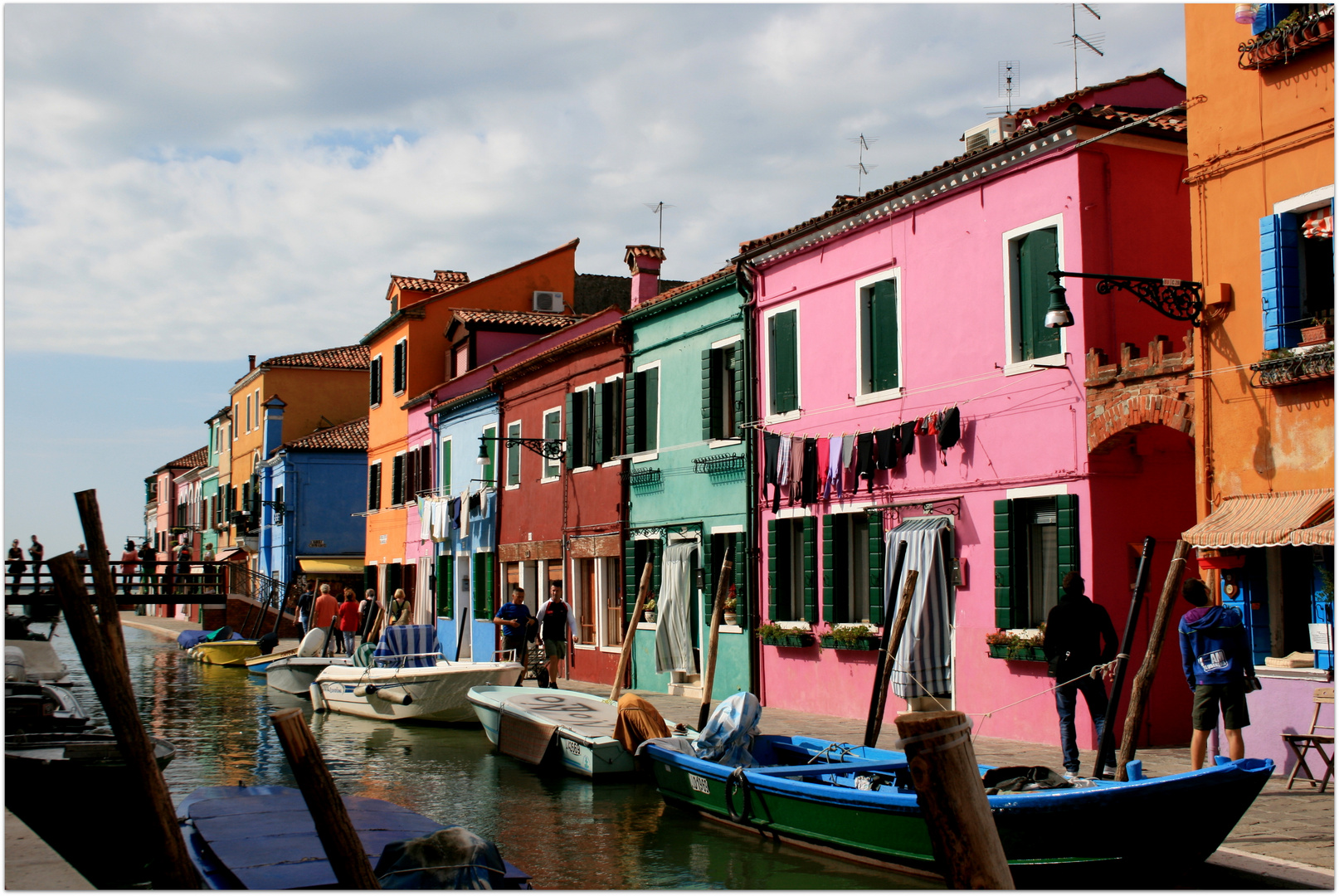 Italien pur- ein Spätsommertag in Burano