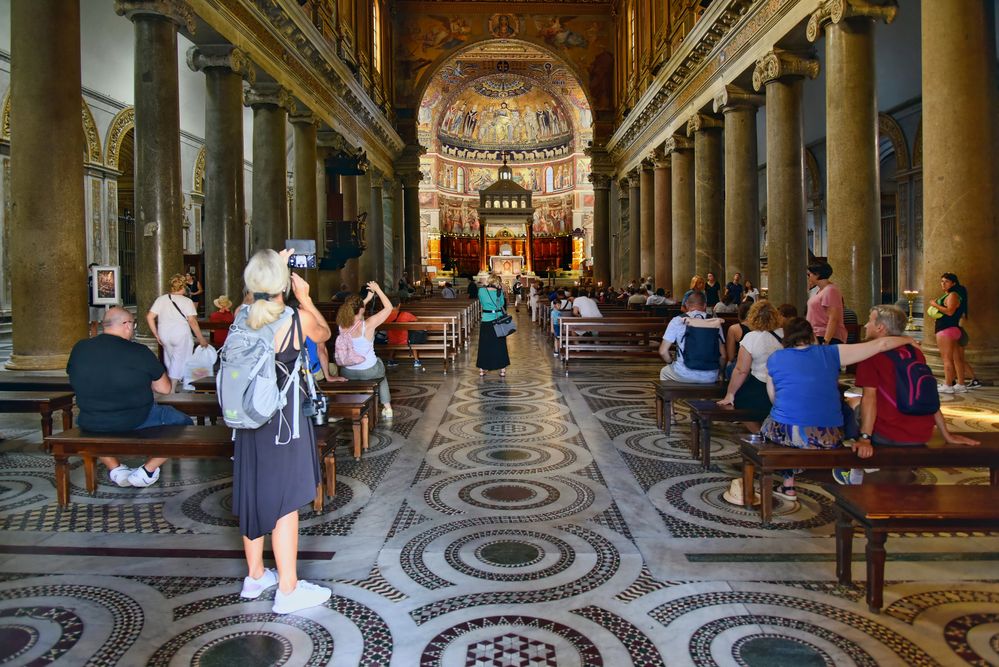 Italien, rom, Basilika santa maria im inneren von trastevere