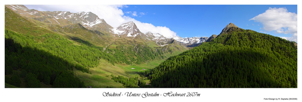 Italien - Südtirol - Untere Gostalm - Hochwart 2607m