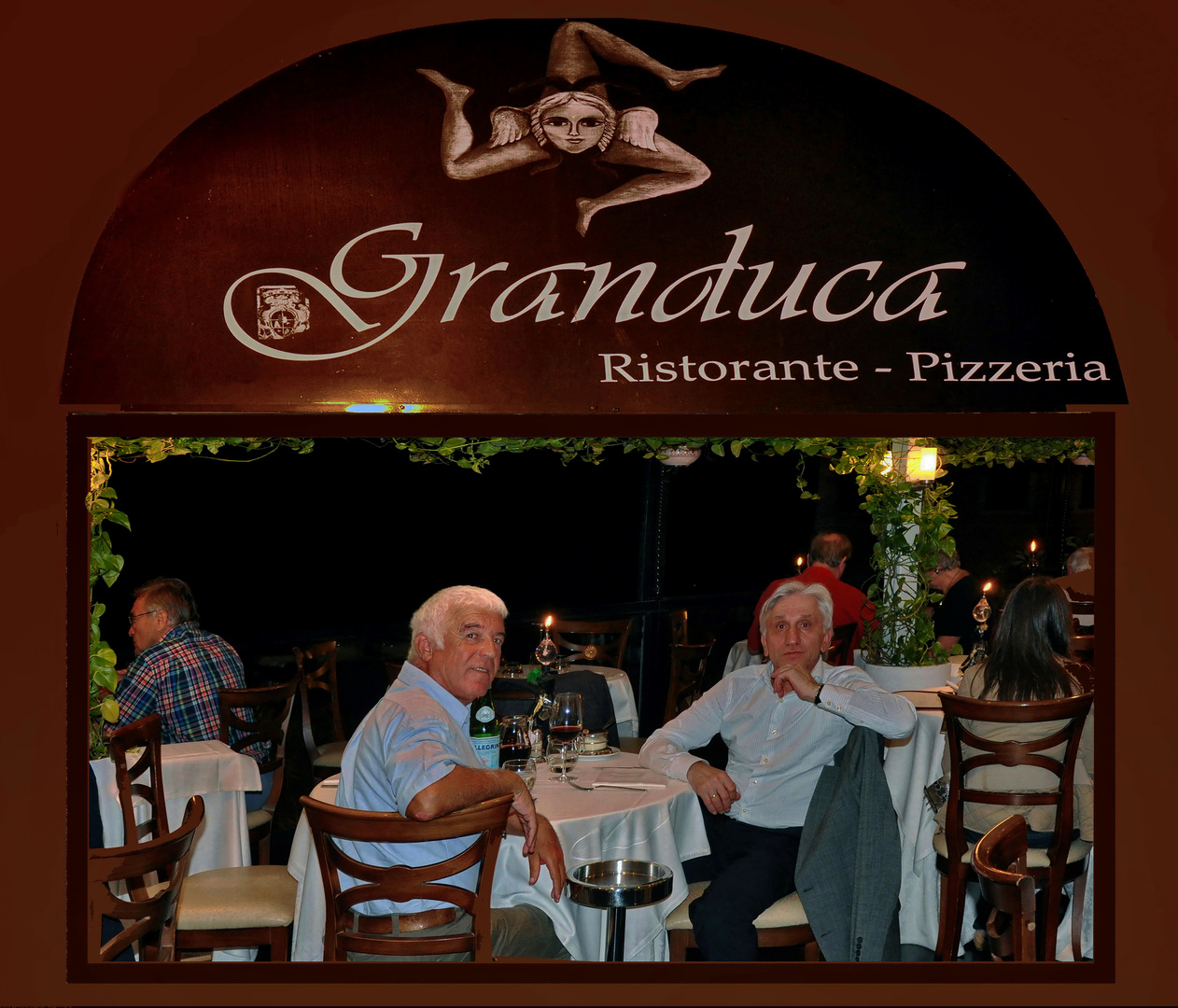 Italien Taormina Sizilien  - Ristorante Granduca