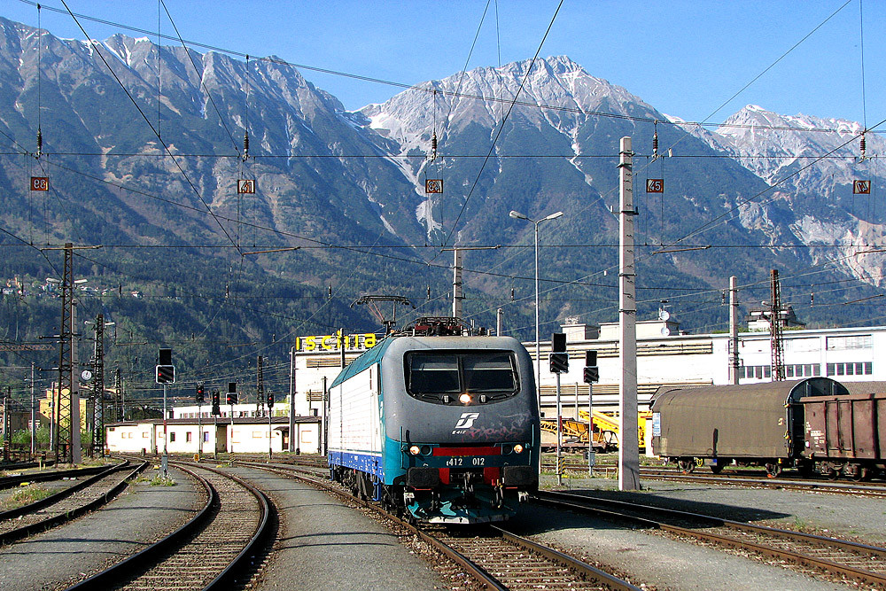 Italienische Lok in Innsbruck Foto & Bild dampf, diesel und eloks