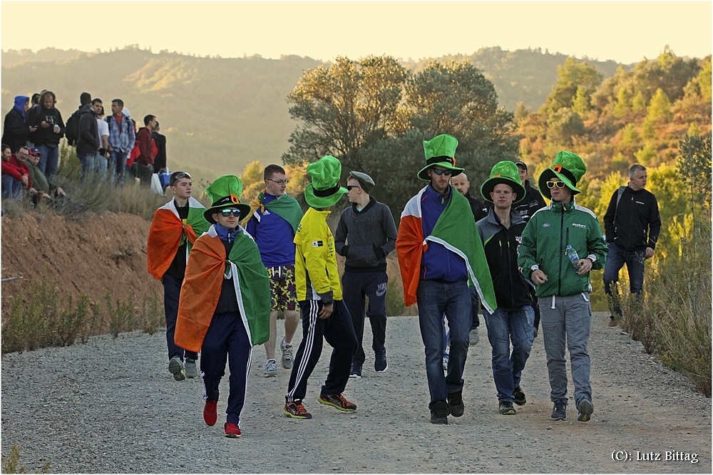 Italienische Rallye-Fans