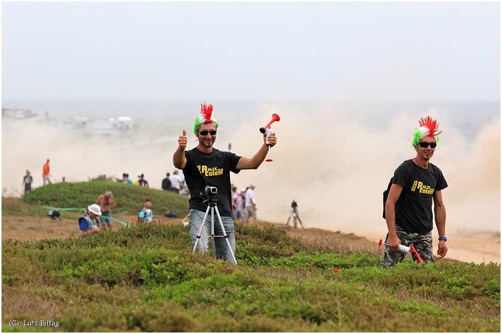 Italienische Rallye-Fans