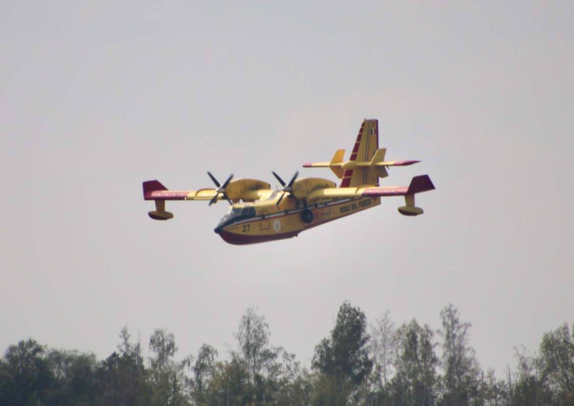 Italienisches Löschflugzeug