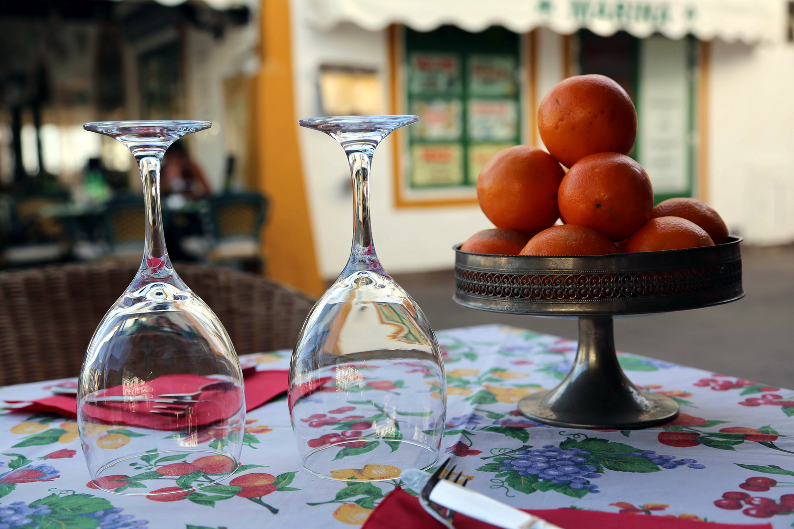 Italienisches Restaurant in Puerto de Mogán, Gran Canaria