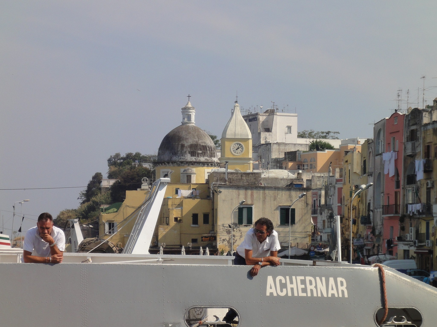 Italy from a boat