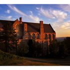 Ithaca - sunset Sage chapel