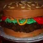 It's a cake not a hamburger