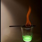 it's burning... it's absinth