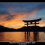 Itsukushima Shrine Torii on Miyajima, Japan