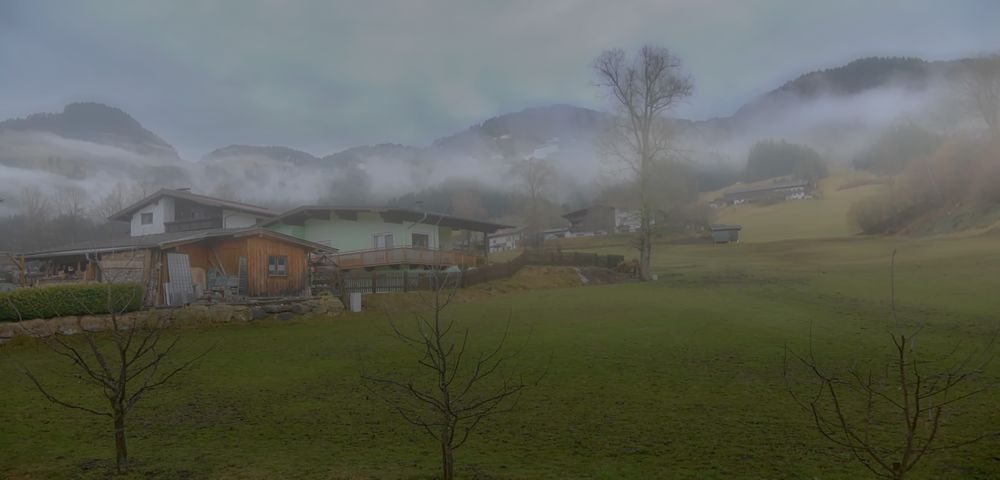 Itter Tirol im Nebel
