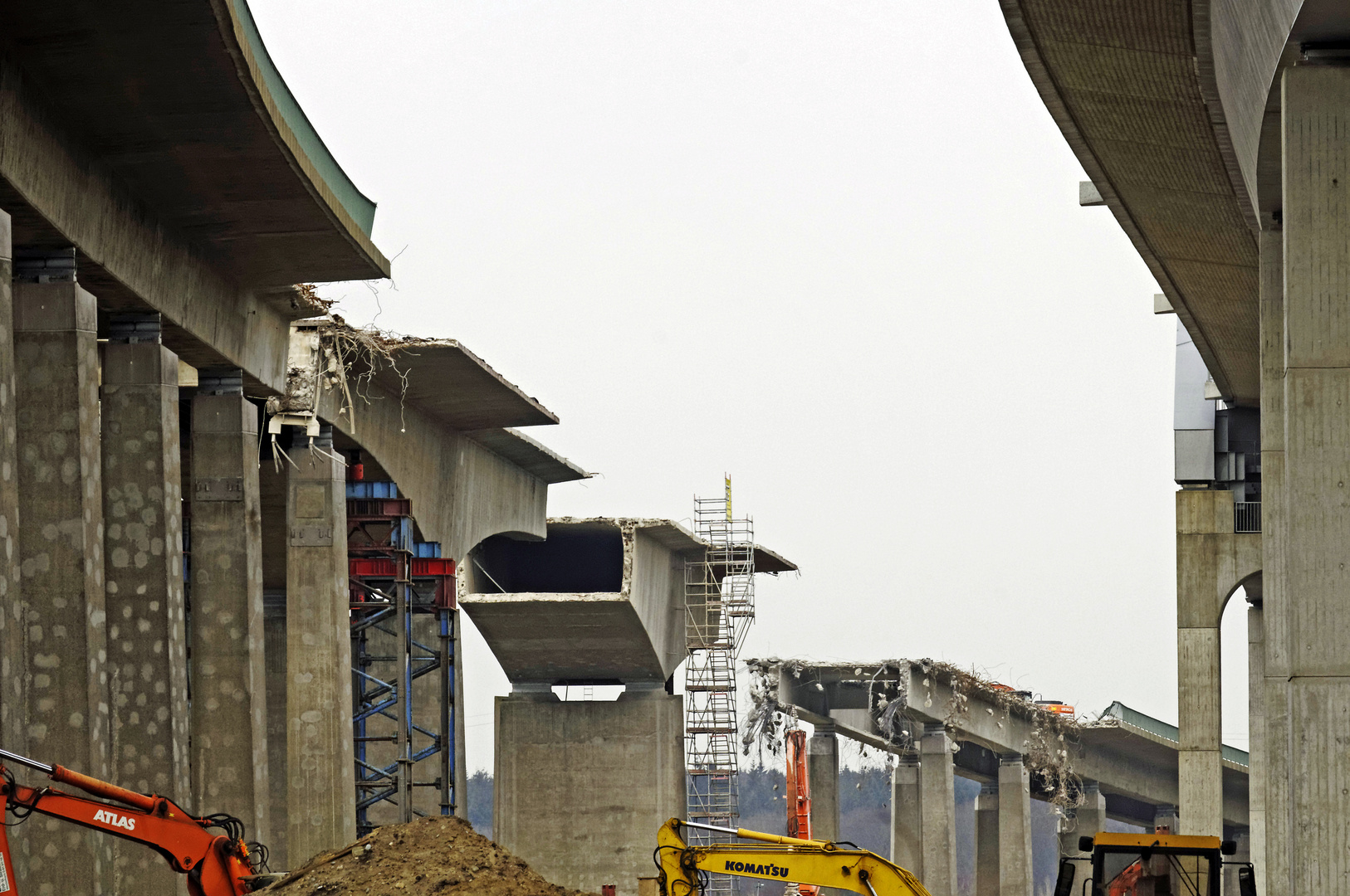 Itzehoe-Heiligenstedten Abbruch der Störbrücke