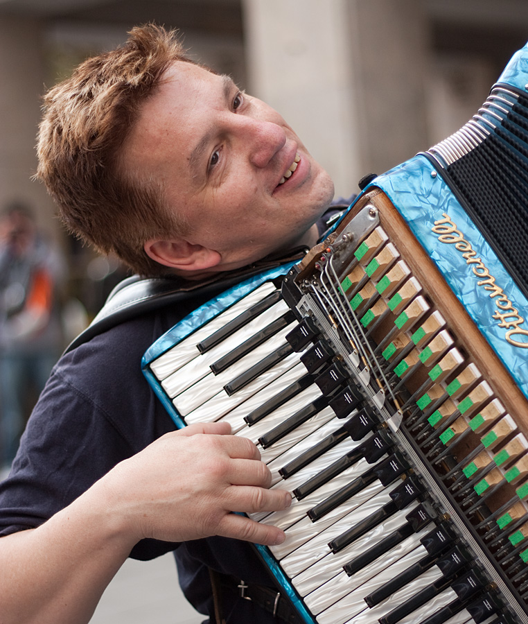 Ivan Hajek der genialste Straßenmusiker von München