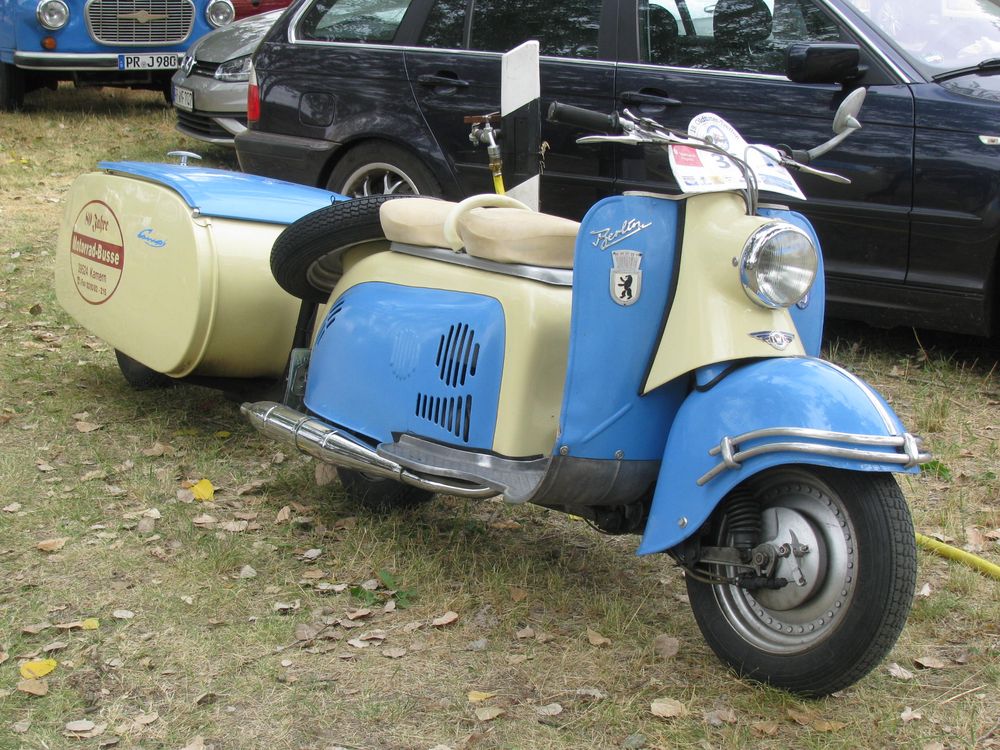 IWLMotorroller "Berlin" mit Anhänger "Campi" Foto & Bild autos & zweiräder, zweiräder