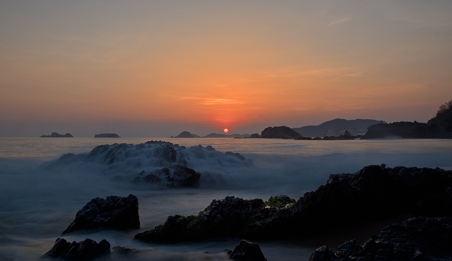 ixtapa al atardecer