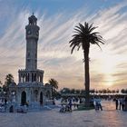 Izmir - Uhrturm vor Sonnenuntergang