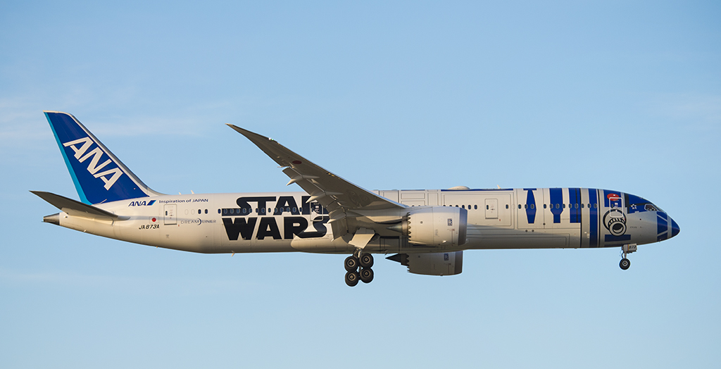 JA-873A - ANA - All Nippon Airways - Boeing 787 - Dreamliner - Star Wars - R2D2