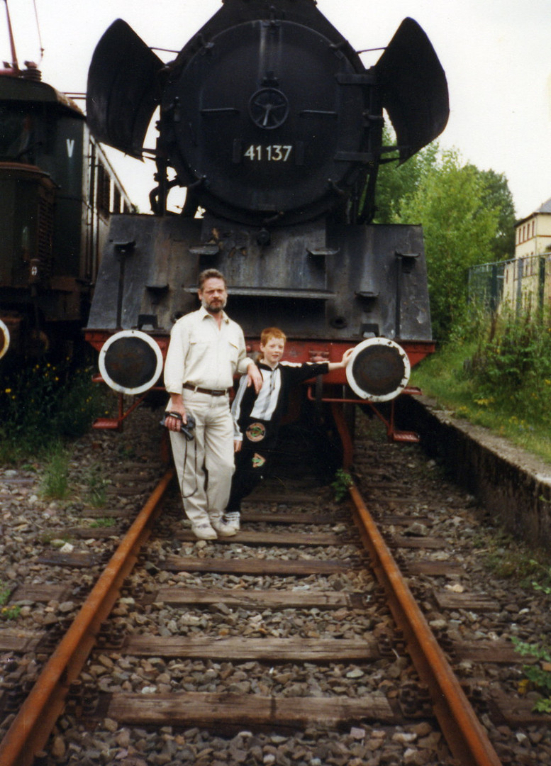 Ja, wir sind Vater und Sohn