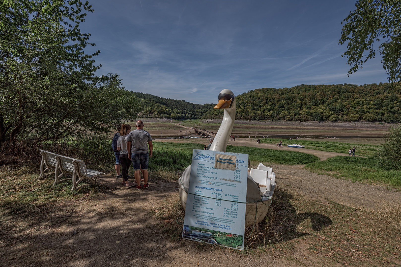 ja wo ist er denn.... der Edersee