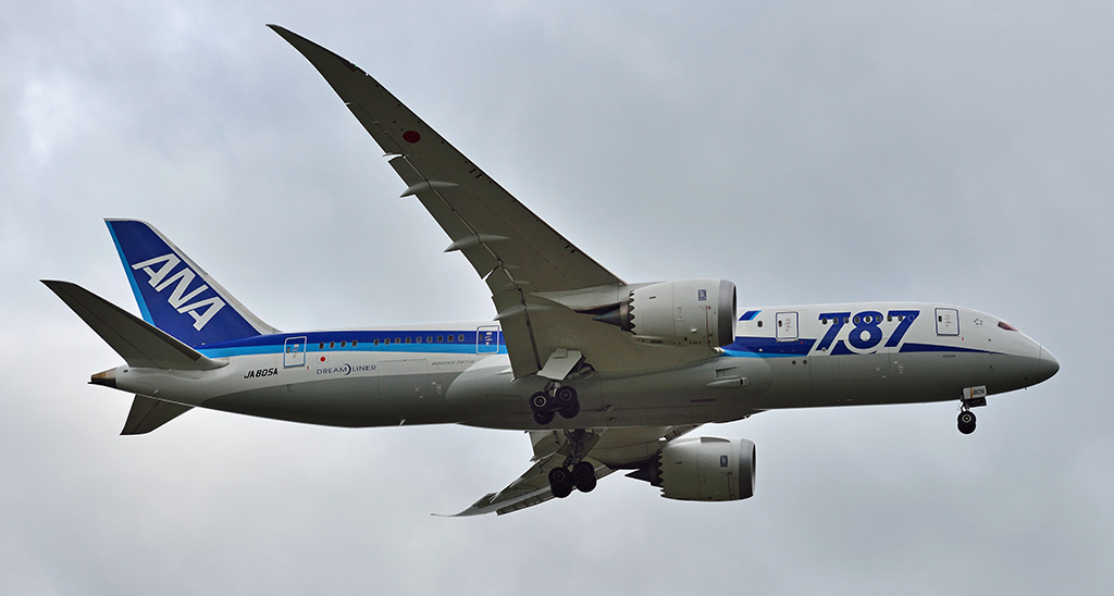 JA805A - All Nippon Airways - ANA - Boeing 787-8 - Dreamliner