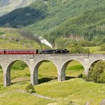 Jabobite Steam Train on Glenfinnan Viaduct (II)