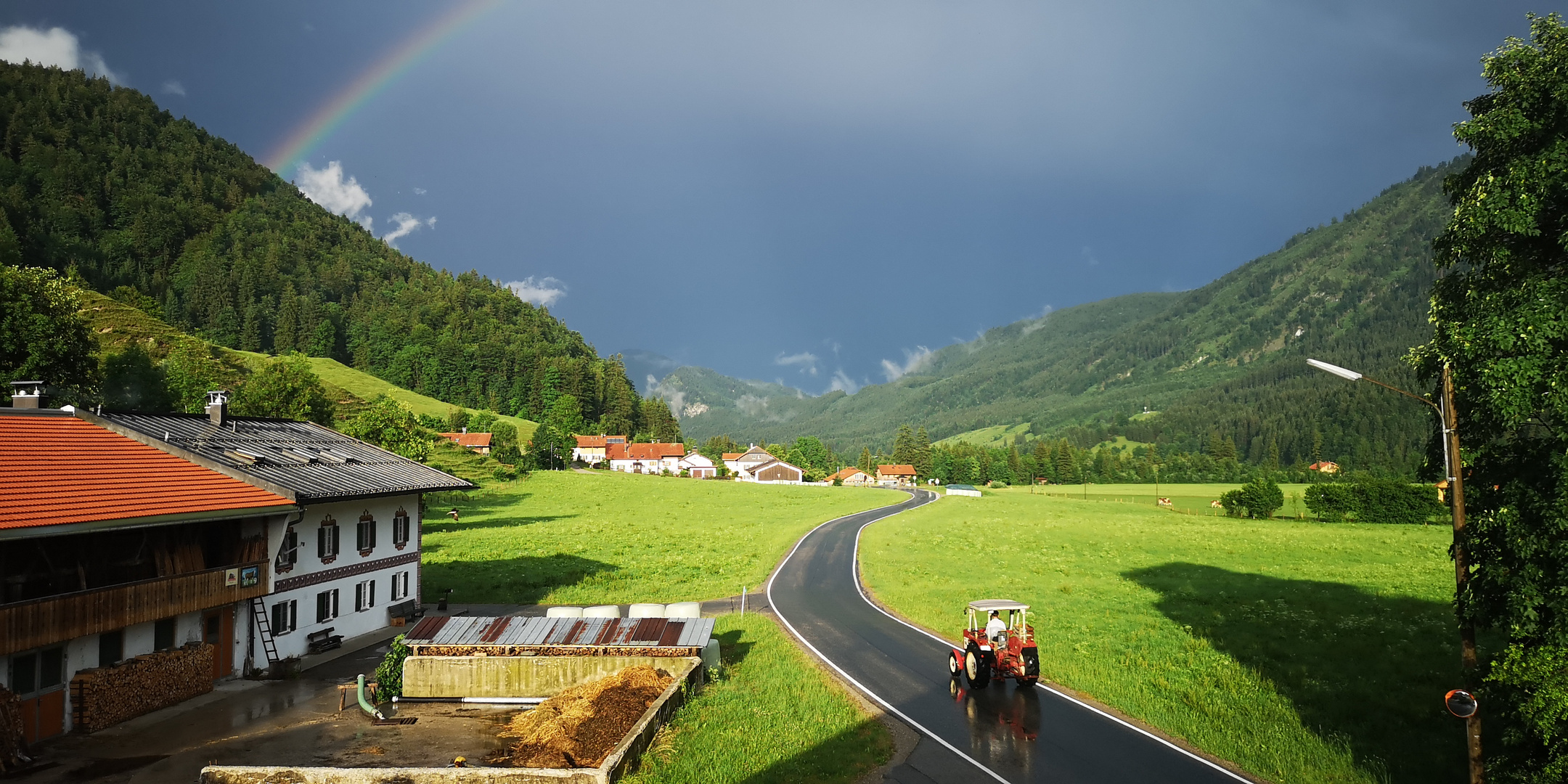 Jachenau  - nach dem Gewitter