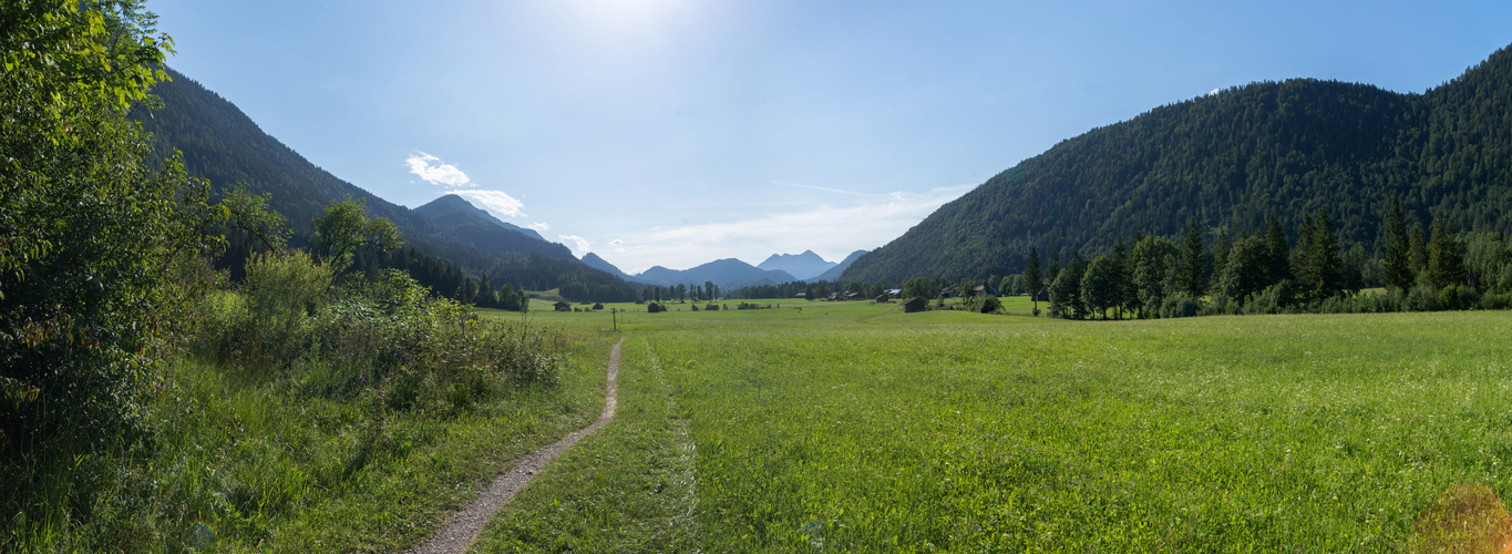 Jachenau Richtung Westen (Jochberg)