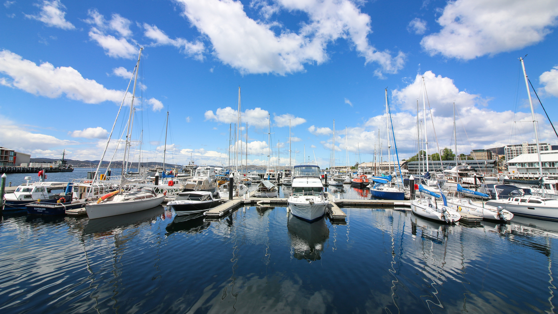Jachthafen in Hobart