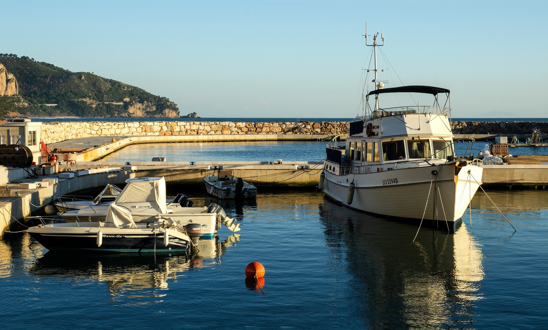 Jachthafen in Sperlonga  