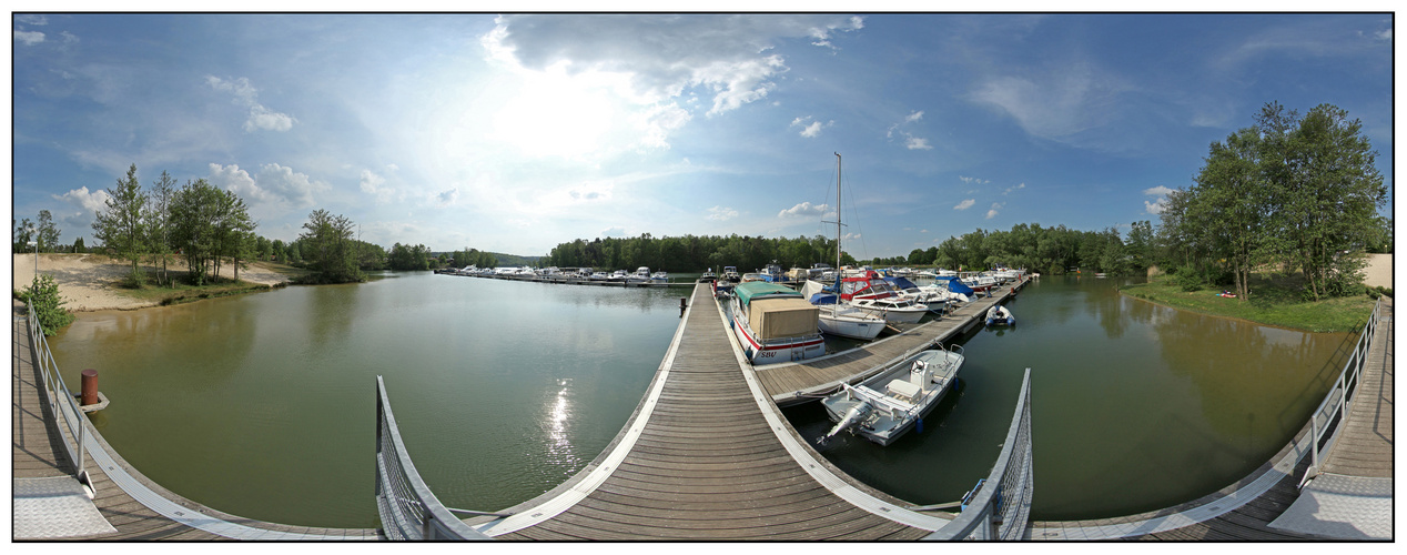 Jachthafen Marina- Flaesheim, 360 °