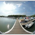 Jachthafen Marina- Flaesheim, 360 °