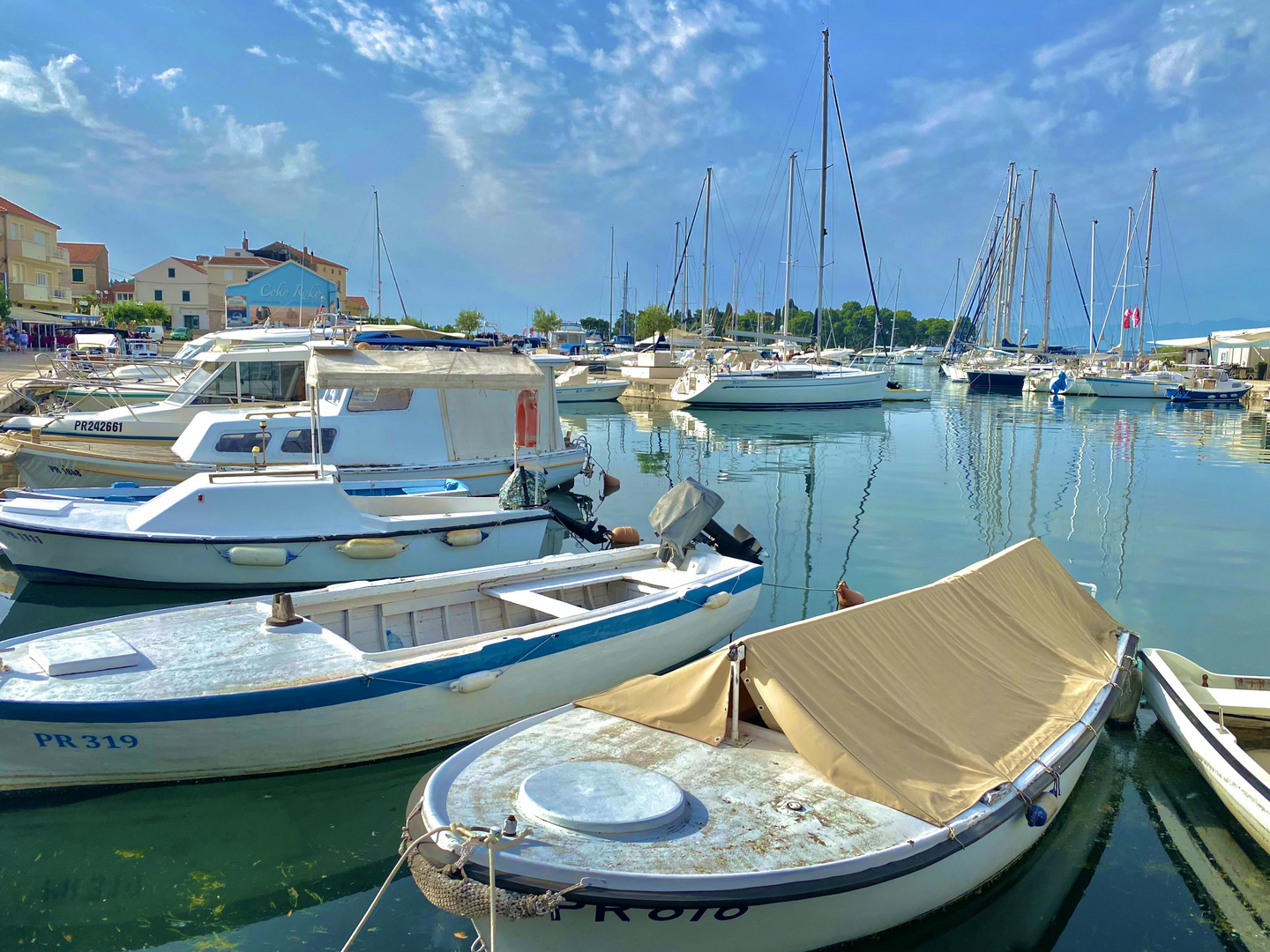 Jachthafen von Preko, Kroatien 