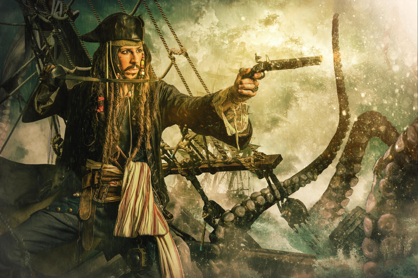 Jack Sparrow Foto & Bild fotomontage, szene, fantasy mystery Bilder