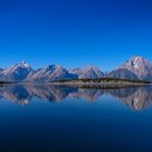 Jackson Lake gegen Teton Range, Wyoming, USA