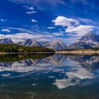 Jackson Lake, Teton Range, Mt. Moran, Wyoming, USA