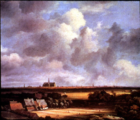 Jacob van Ruisdael, Haarlem (von den Dünen bei Overveen)