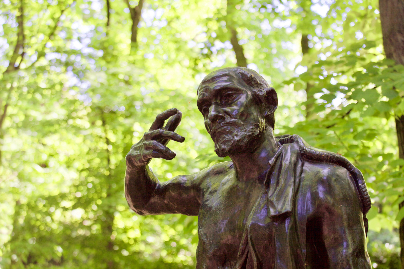 Jacques de Wissant    "Darstellung der Gestik durch Rodin"