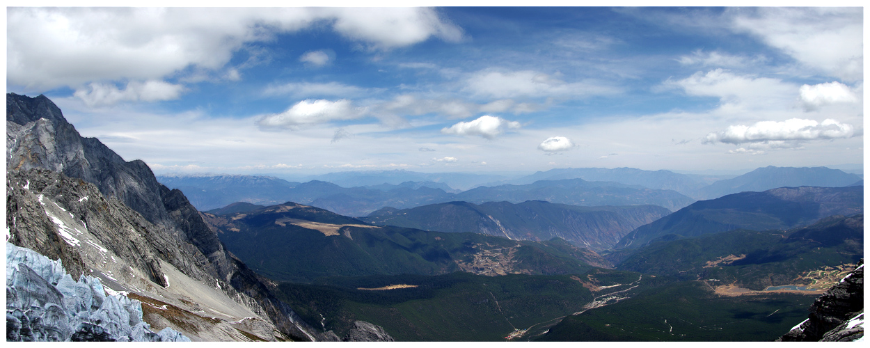 Jade Dragon Snow Mountain Panorama