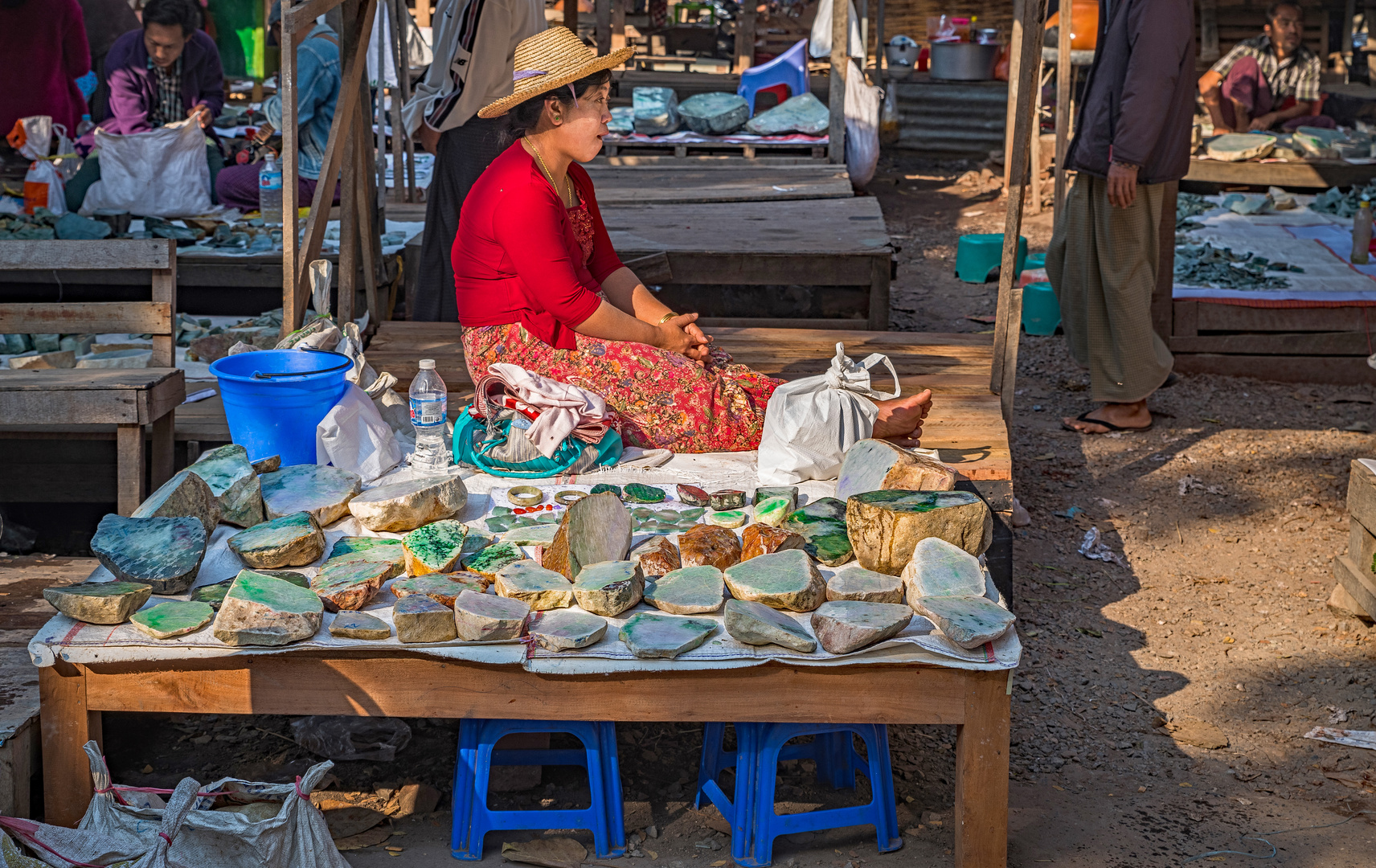 Jademarkt in Mandalay