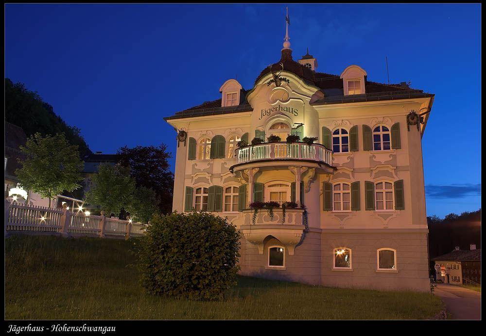 Jägerhaus bei Nacht