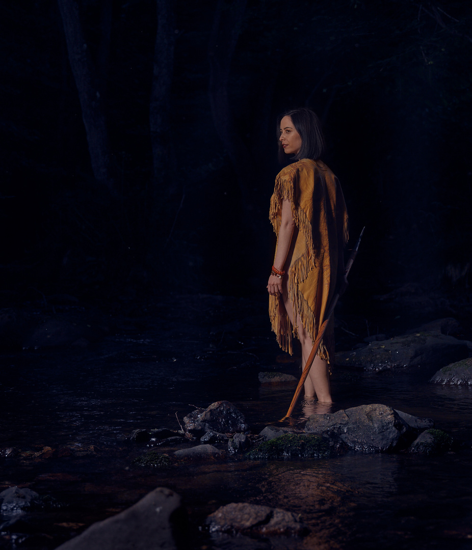 Jägerin der Nacht Foto & Bild szene, fantasy, outdoor Bilder auf