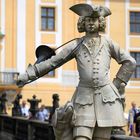 Jägerstatue mit Hund (Schloss Moritzburg)